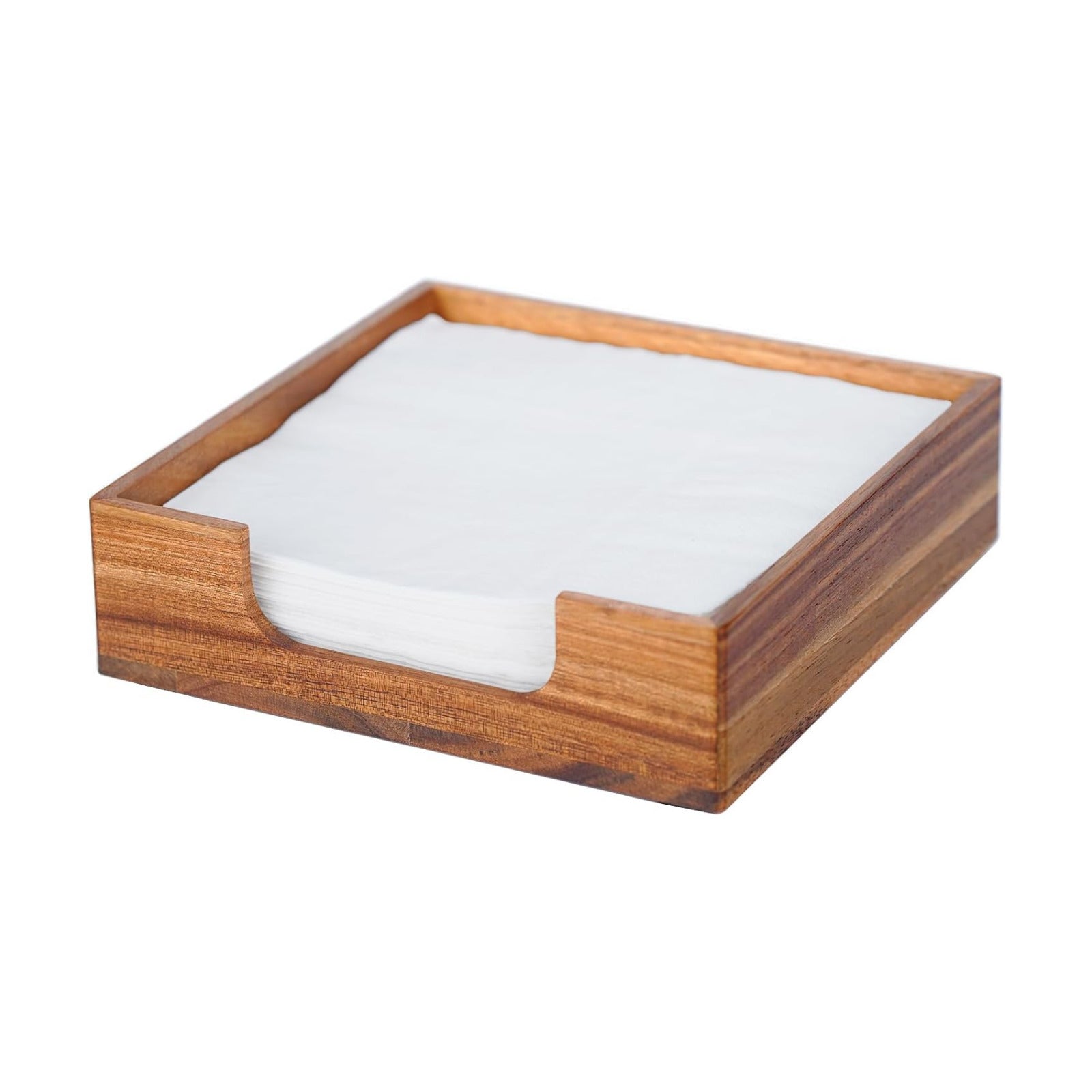 Acacia Napkin Holder / Luncheon 7*7inch / 7 x 7