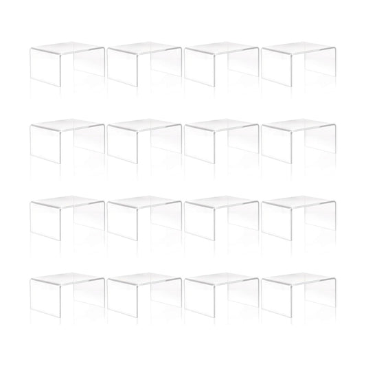 Display Stand for Figures / Clear / Set of 16