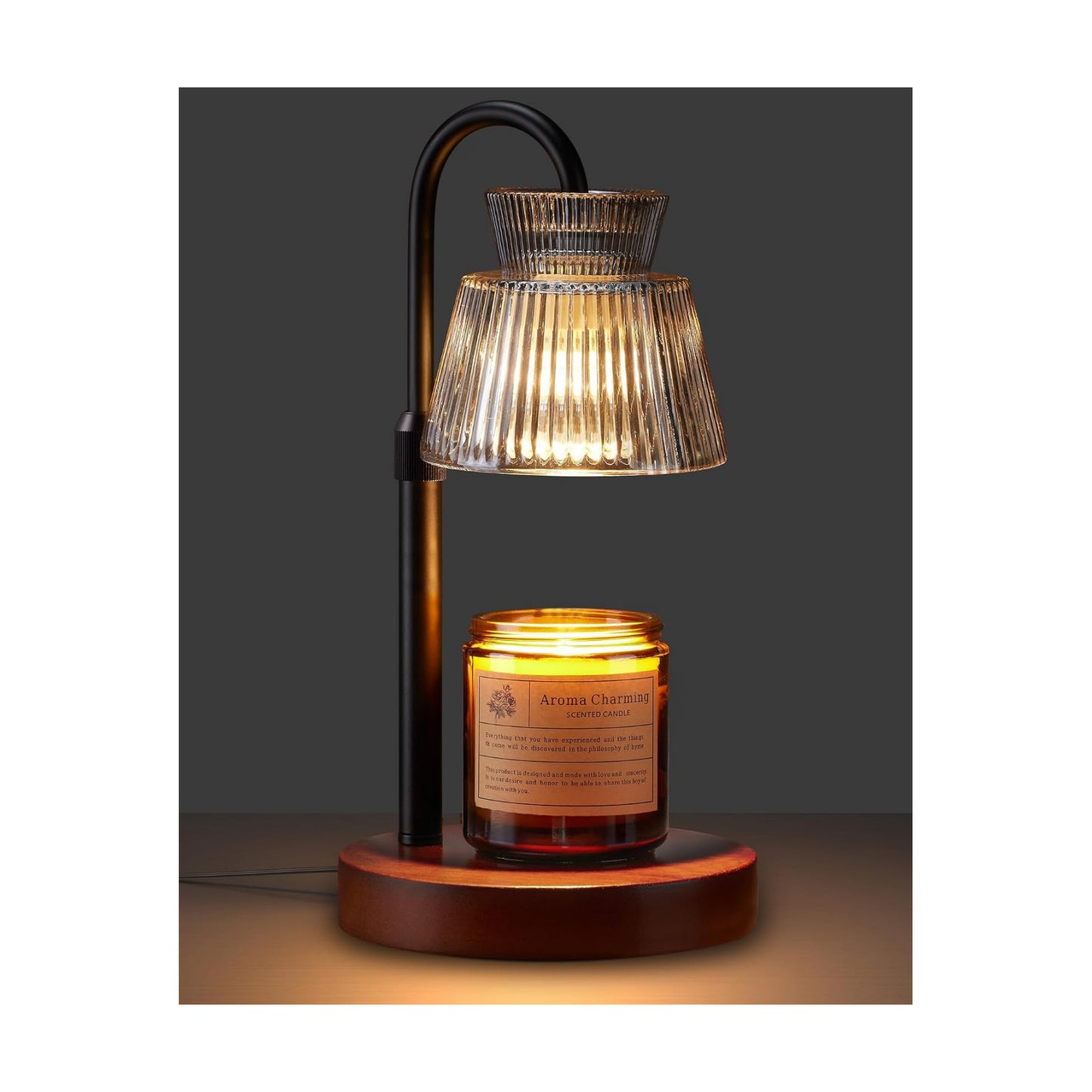 LISUNAR Candle Warmer Lamp with Timer &Dimmable Wax Melt Warmer for Scented Jar Candles, 2 Bulbs,Birthday Gifts for