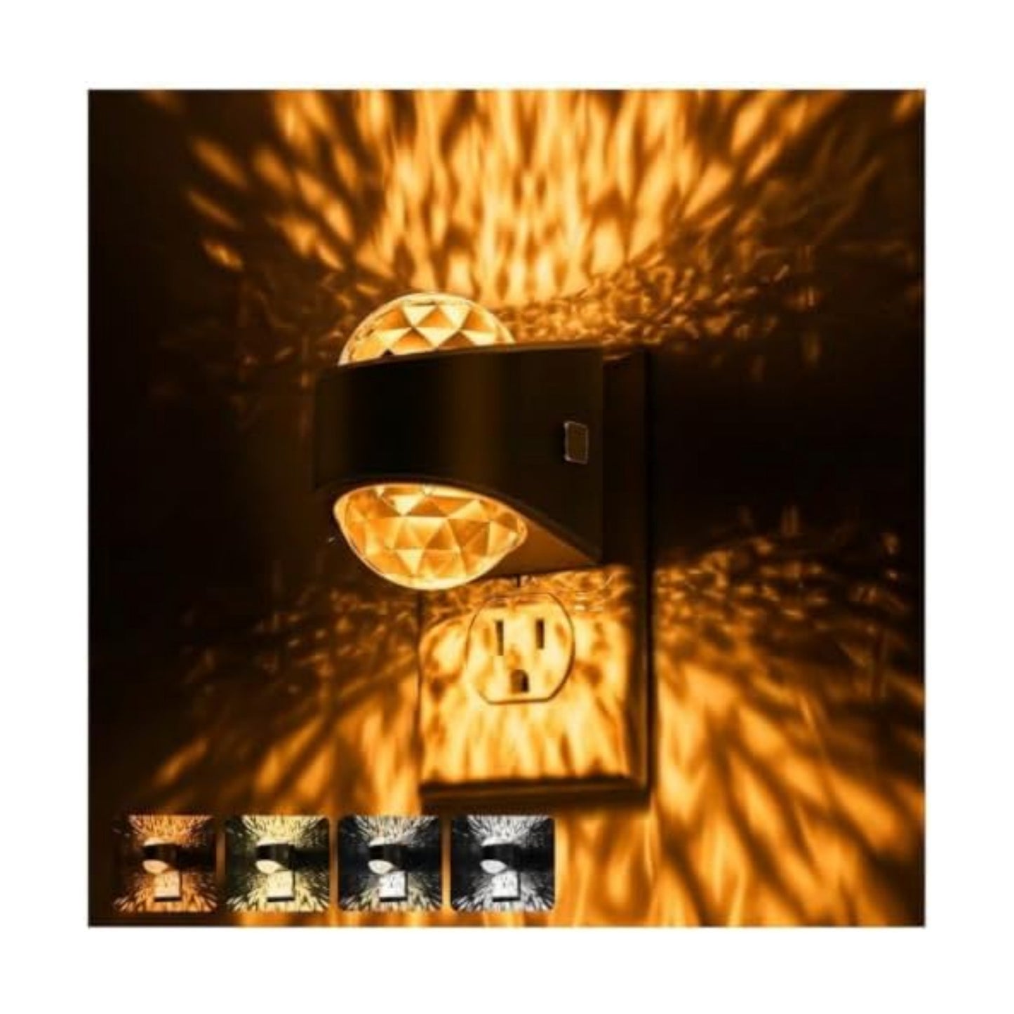 Briignite Night Light Plug into Wall, Projector Night Light Color Changing