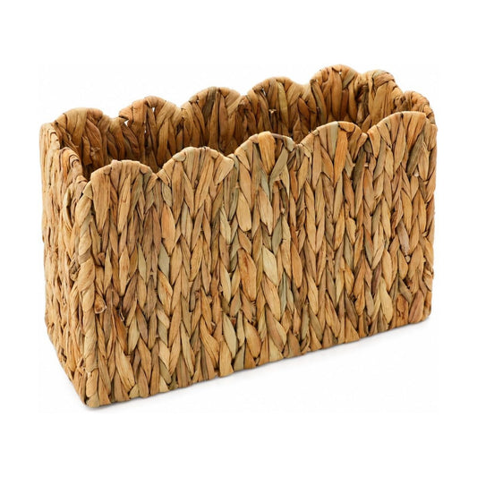 Tall Narrow Wicker Magazine Basket