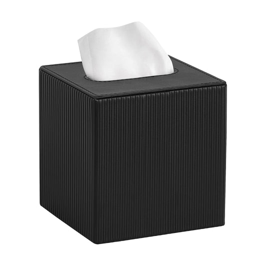 Decorative Facial Cube Organizer / Black