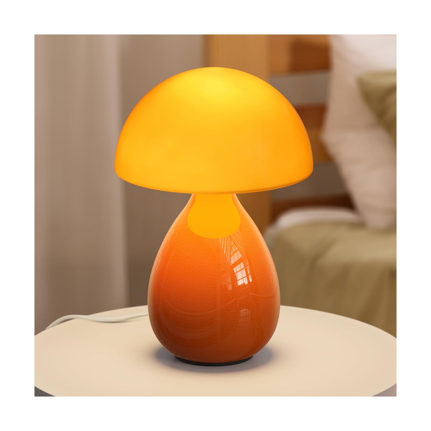 Mini Modern Lamp Bedside Nightstand Light Desk Small Light Dimmable / Orange