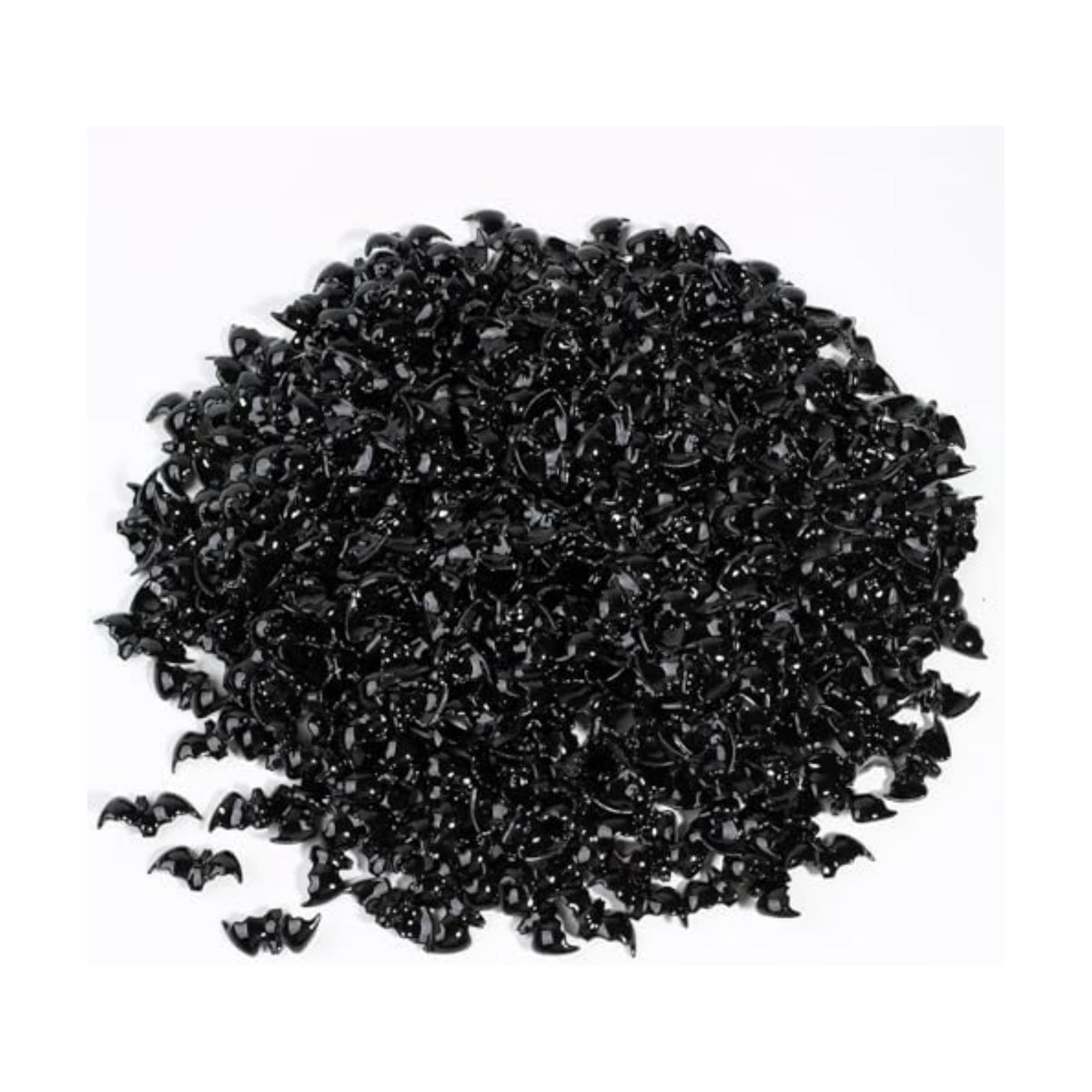 350 Pcs Mini Resin Bats Halloween, Tiny Black Plastic Bat Figurines Halloween Decoration Party Favors Kids Small Gift Toy Home Decor