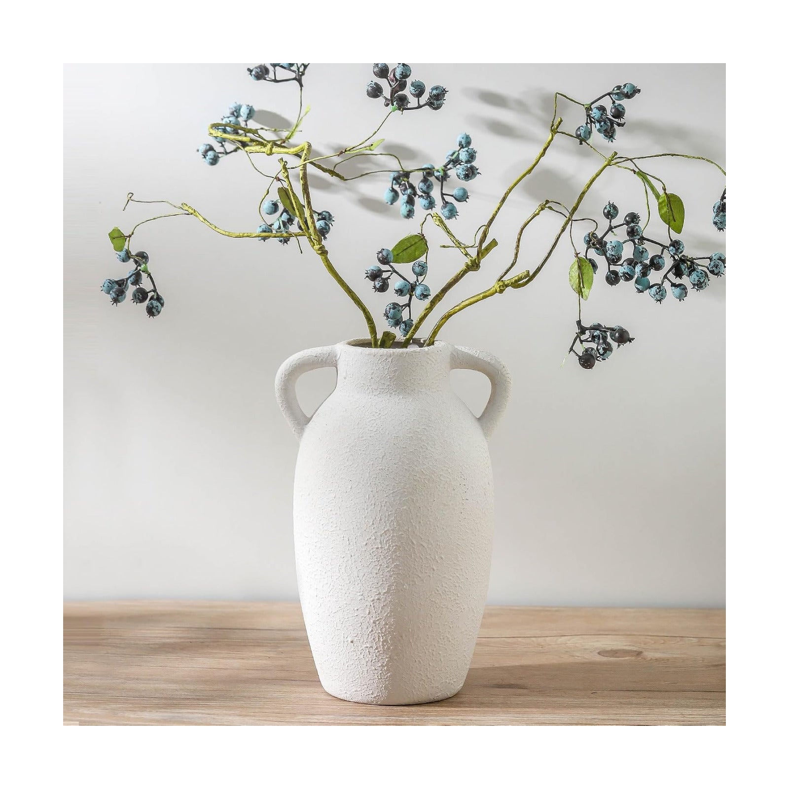 Ceramic Farmhouse Vase / 110-2-9.6in