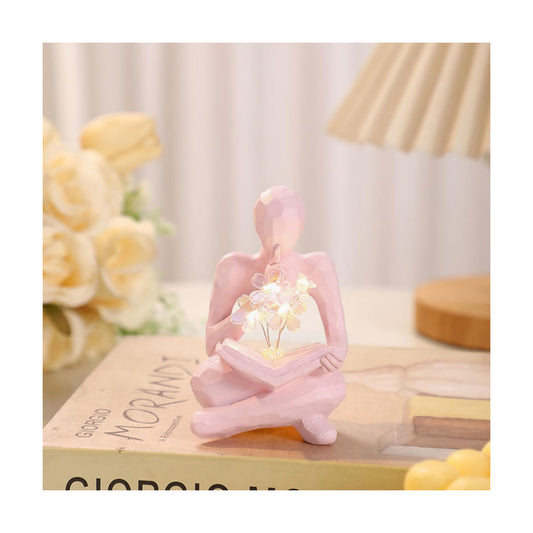 Sakura Night Light Aesthetic Lamp Sculptures Bookshelf Decor Aesthetic / Pink - Sakura
