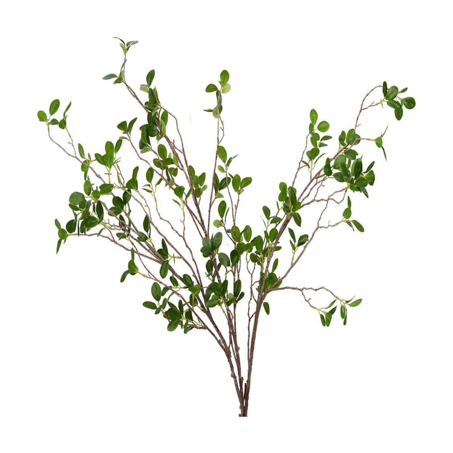 Artificial Branches Plants Greenery Stems Faux Branches for Vase Plant Artificial / Green / Set of 6