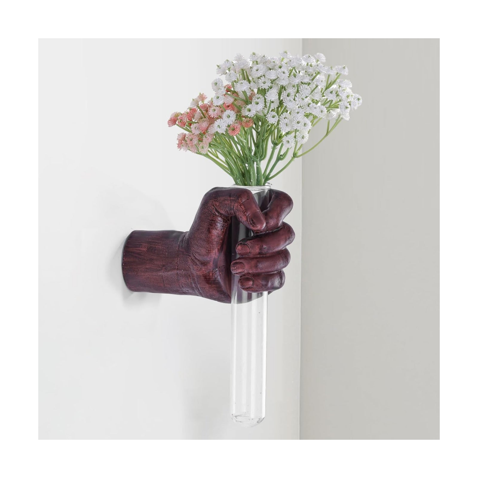Funky Flower Vase / Brown