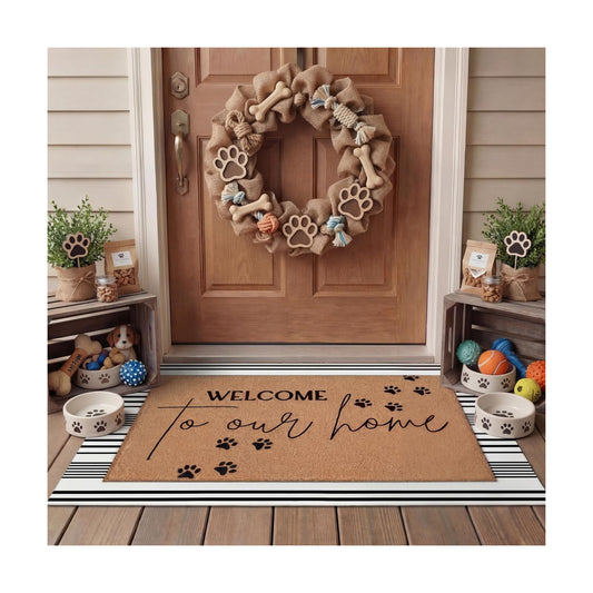 Tinideya 2 23.6 X 35.4 Inches PET Black White Brown