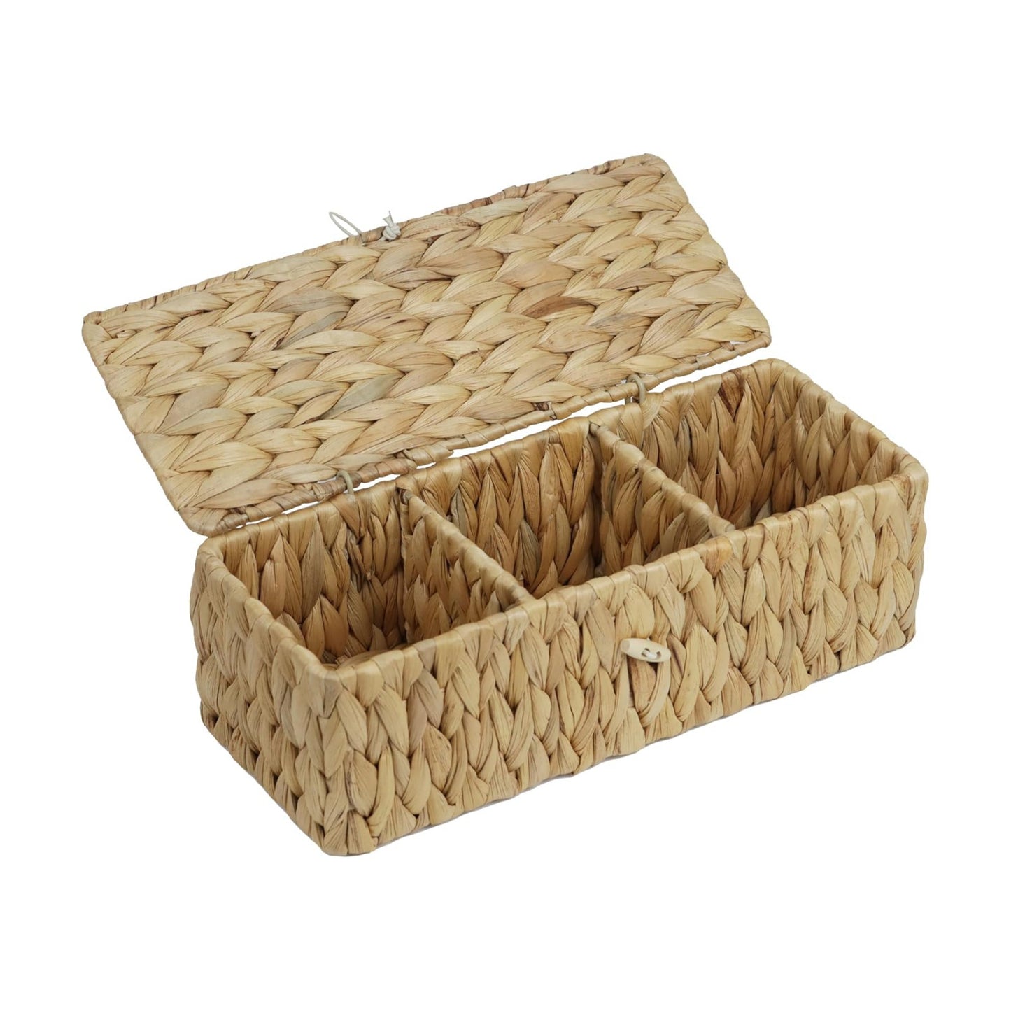 Rectangular Tank Woven Wicker Baskets / Water Hyacinth