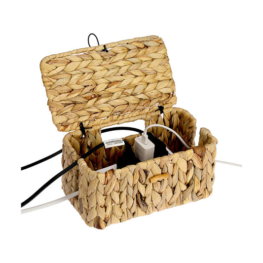 Cable Organizer Box / S / Water Hyacinth