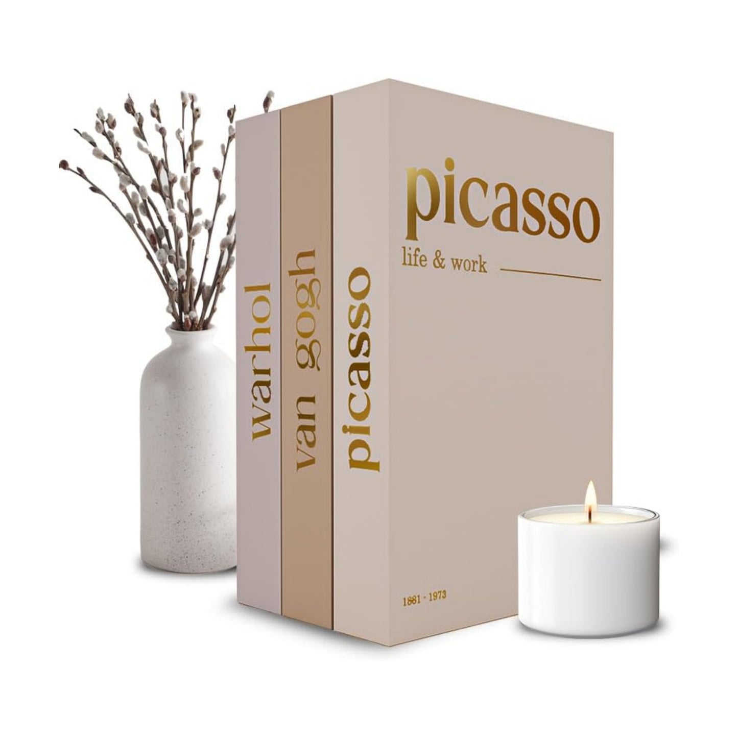Faux Book / Aesthetic Coffee Table Books for Decor / Artist