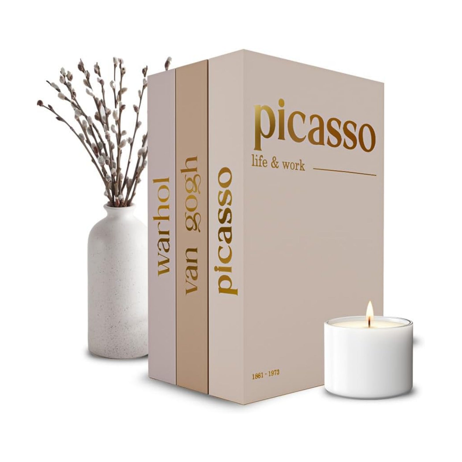 Faux Book / Aesthetic Coffee Table Books for Decor / Artist