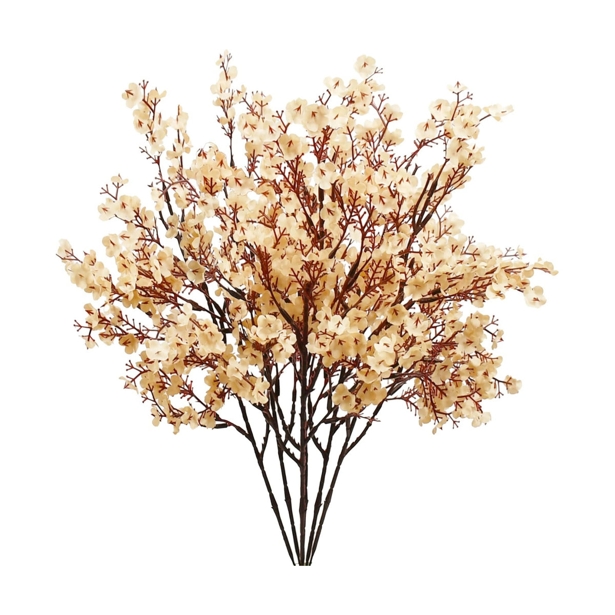 Mandy's 6 Bundles Artificial Champagne Baby’s Breath Flowers