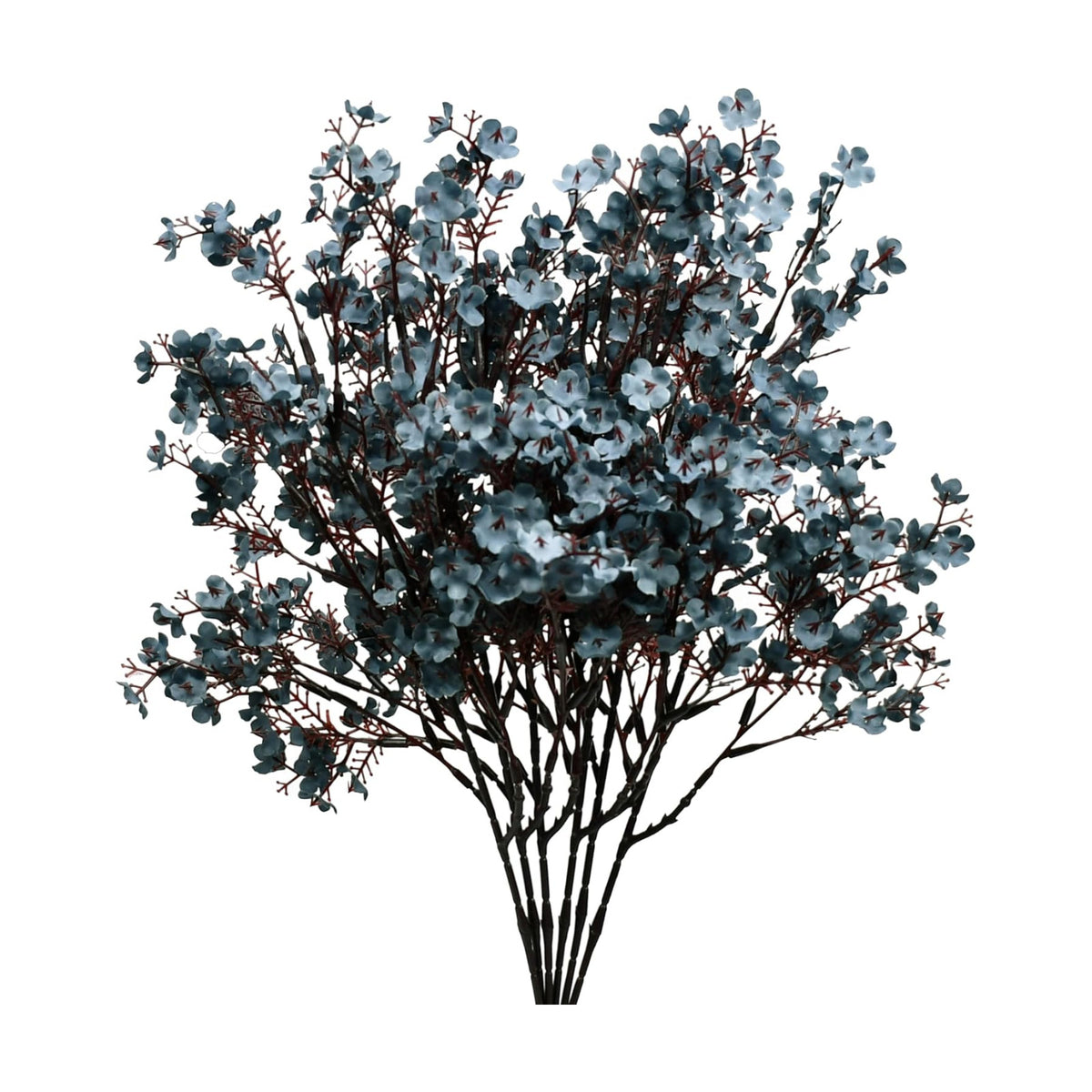 Mandy's 6 Bundles Artificial Dusty Blue Baby’s Breath Flowers