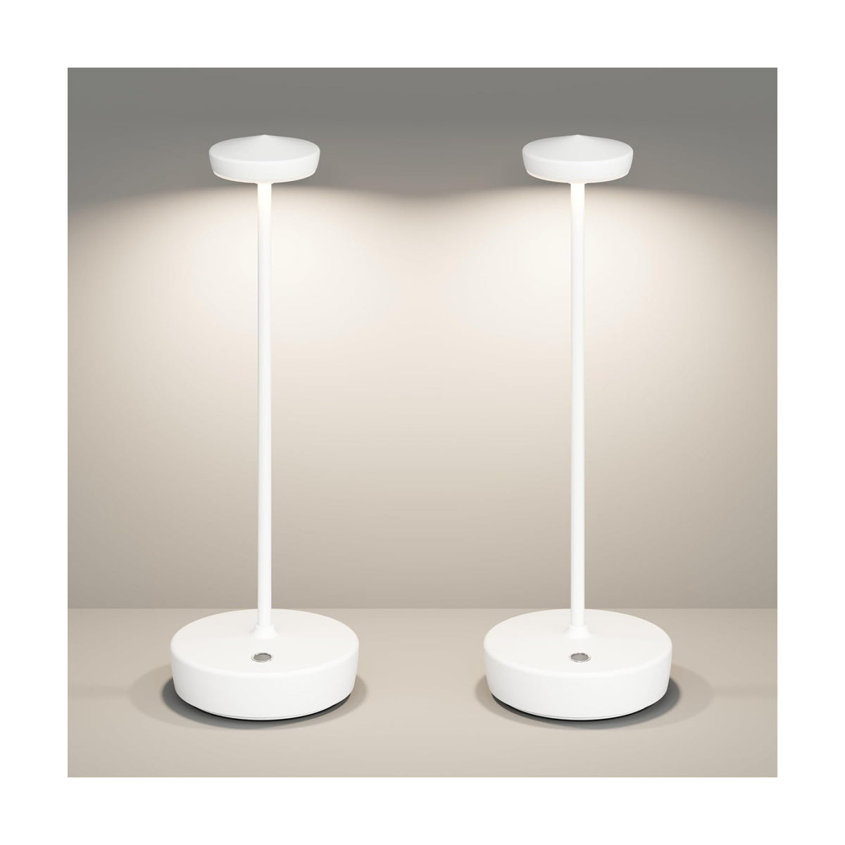LED Cordless Table Lamp,Rechargeable Battery Lights | 3 Levels Brightness with Memory Function IP54 Waterproof Portable