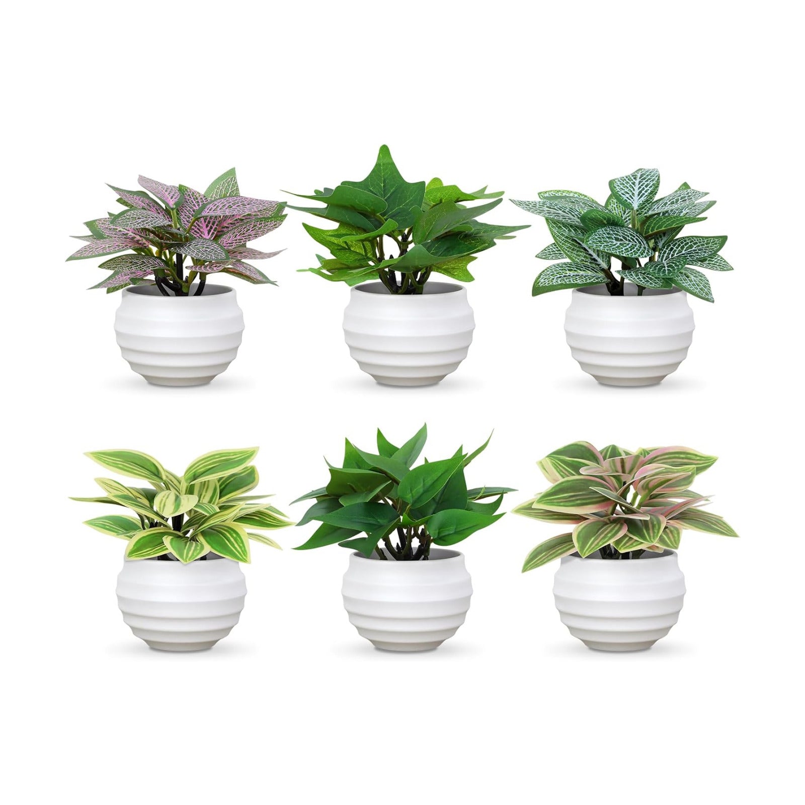 Artificial Potted Plants / Set of 6