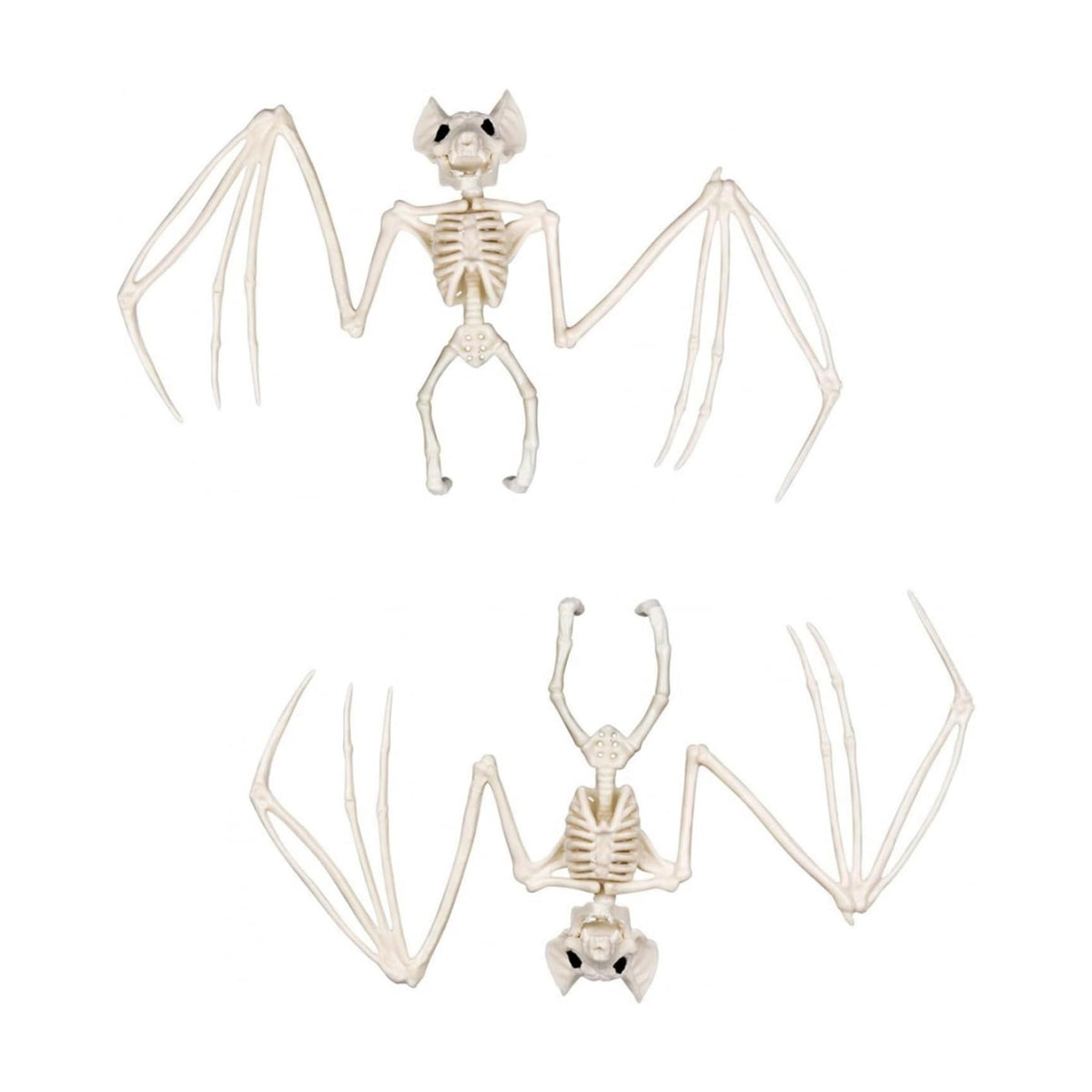 Halloween Animal Skeleton Decor Halloween Decorative Horrible Cow Bat Spider Rat Bones for Decoration (2, bat)