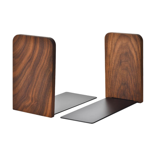 Wooden Bookends / Book Ends / Black Walnut / Small-1 Pair