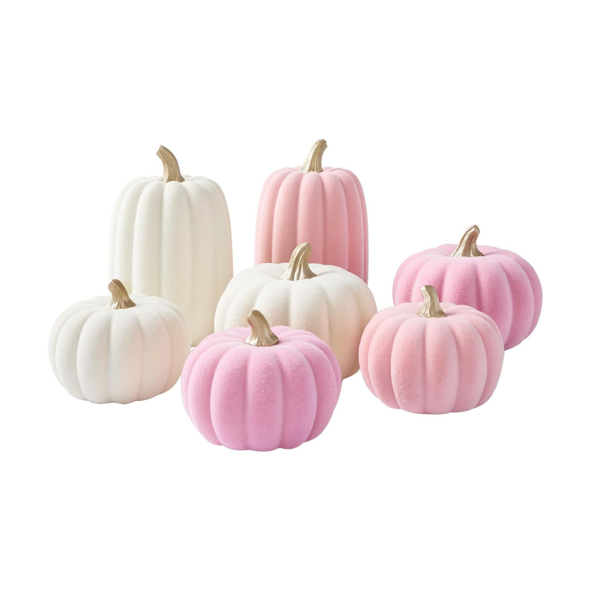 WDS WONDROUS Pumpkins Fall Decoration Thanksgiving Set for Decorating, 7PCS