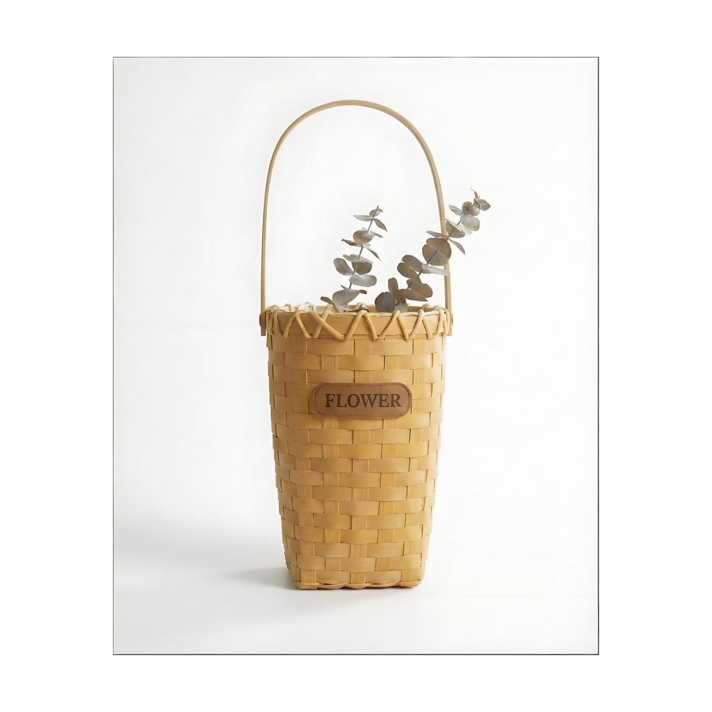 Woven Hanging Basket / Cone-shaped / 9 Inch