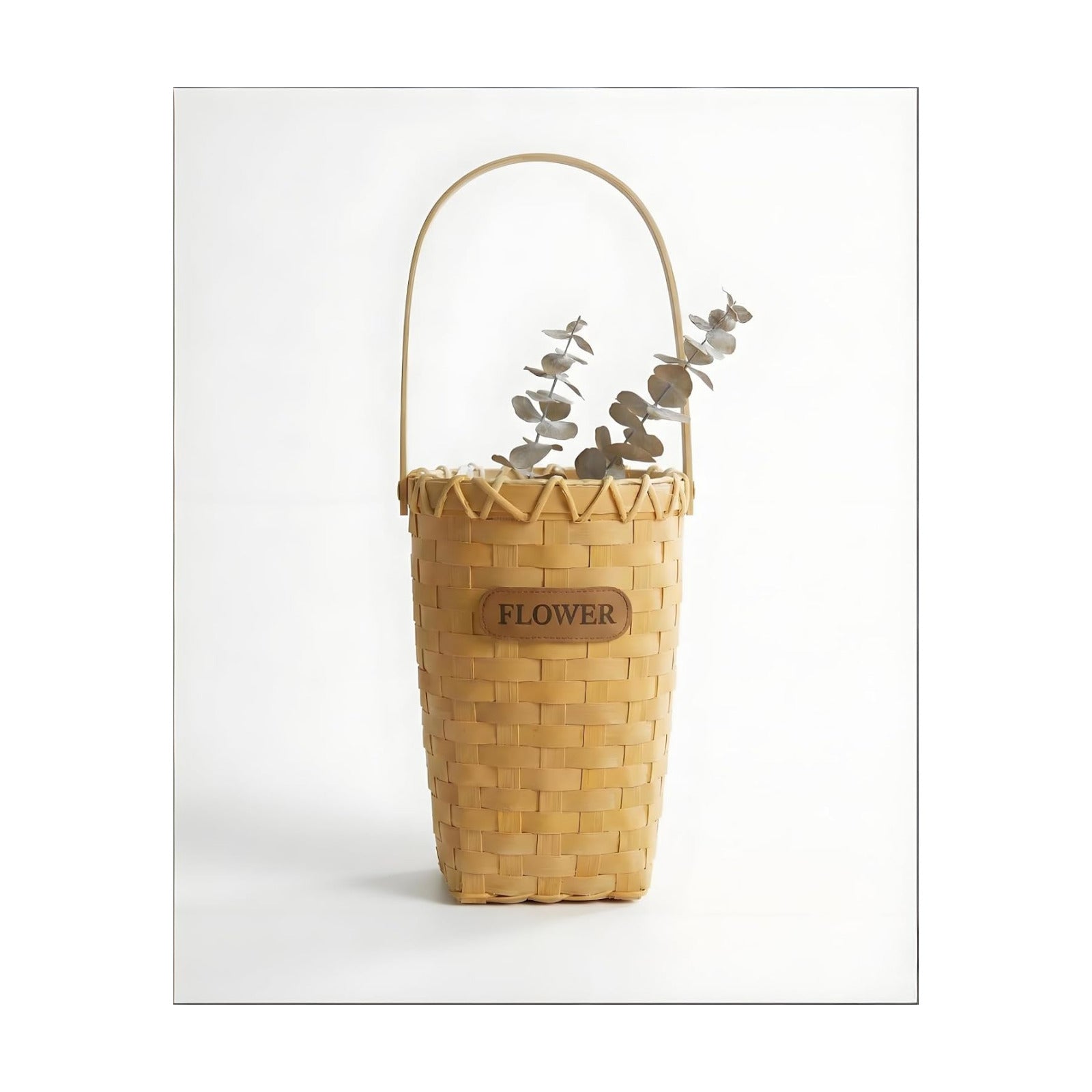 Woven Hanging Basket / Cone-shaped / 9 Inch
