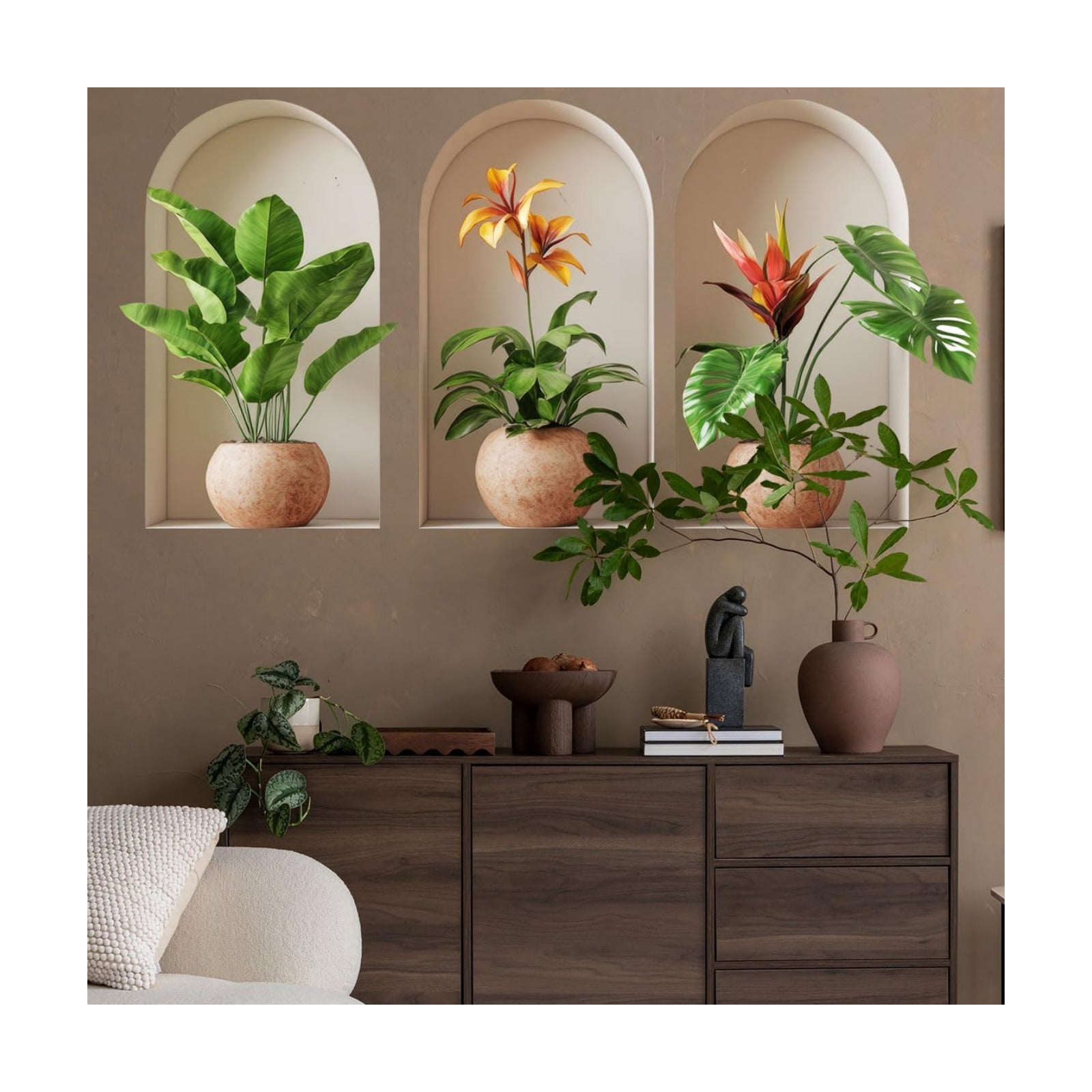 Plants Wall Decals / Colorful / Green