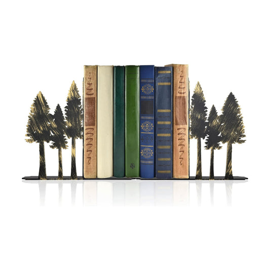 Forest Metal Bookends / S / 6.6 x 1.2 x 5.9
