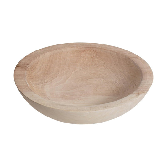 wood dough bowl / Natural
