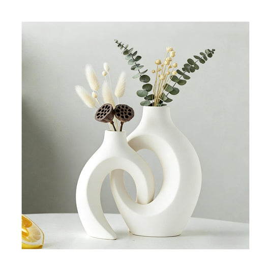 Modern Resin Vases Set