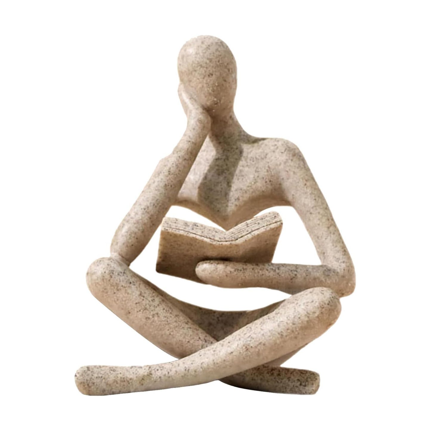 Abstract Style Thinker Sculptures Modern Aesthetic Figurine / Sandstone / 3.34 * 2.36 * 4.52 In
