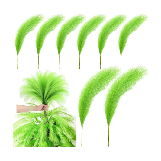 Lime Christmas Tree Topper Artificial Xmas Tree Picks 21.6" Fluffy Christmas / Green / Set of 20