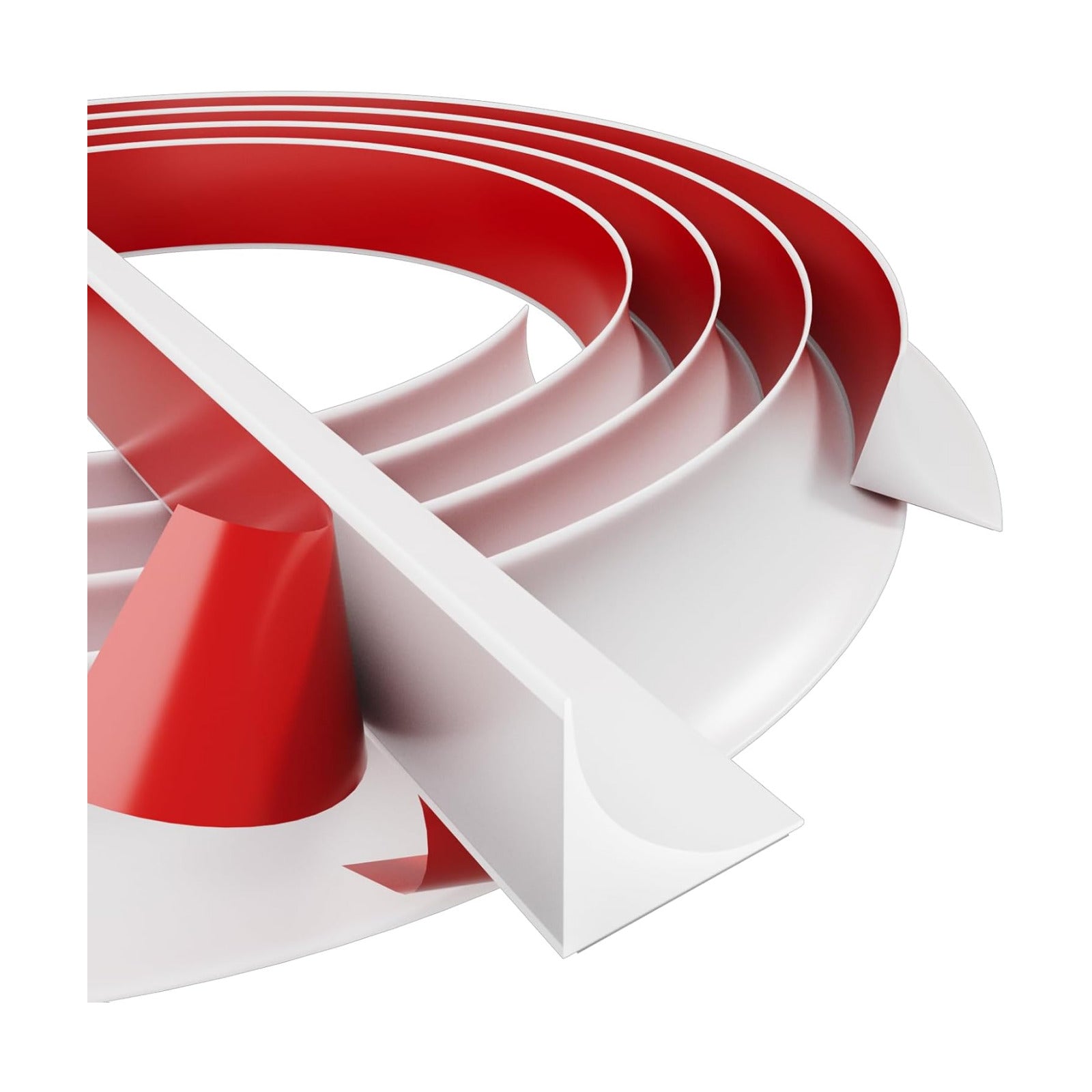 Shoe Molding for Floor Edge / 118 Inch / White
