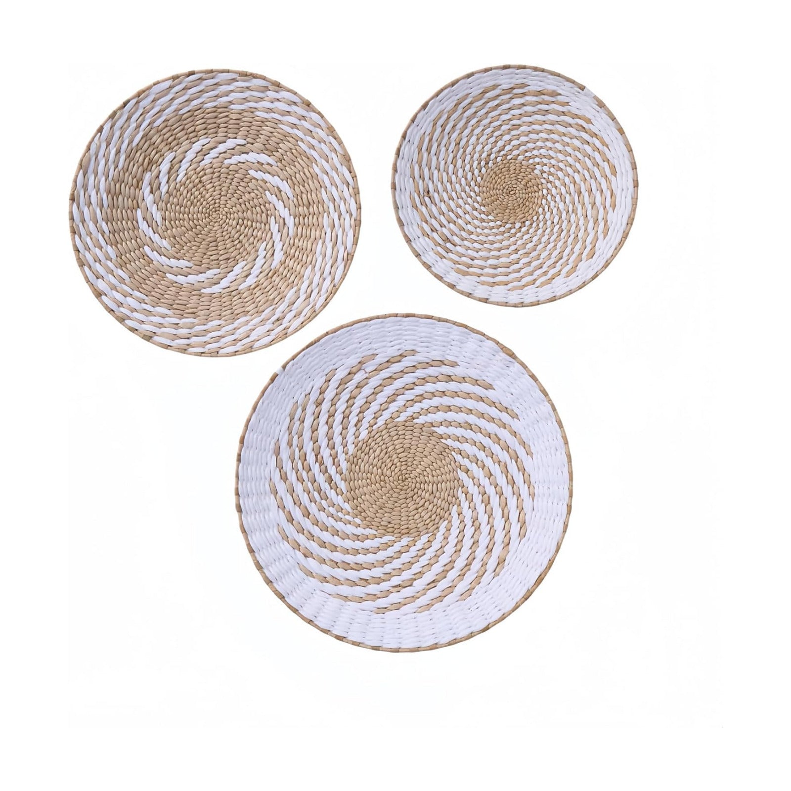 Boho Wall Basket Decor / Set of 3