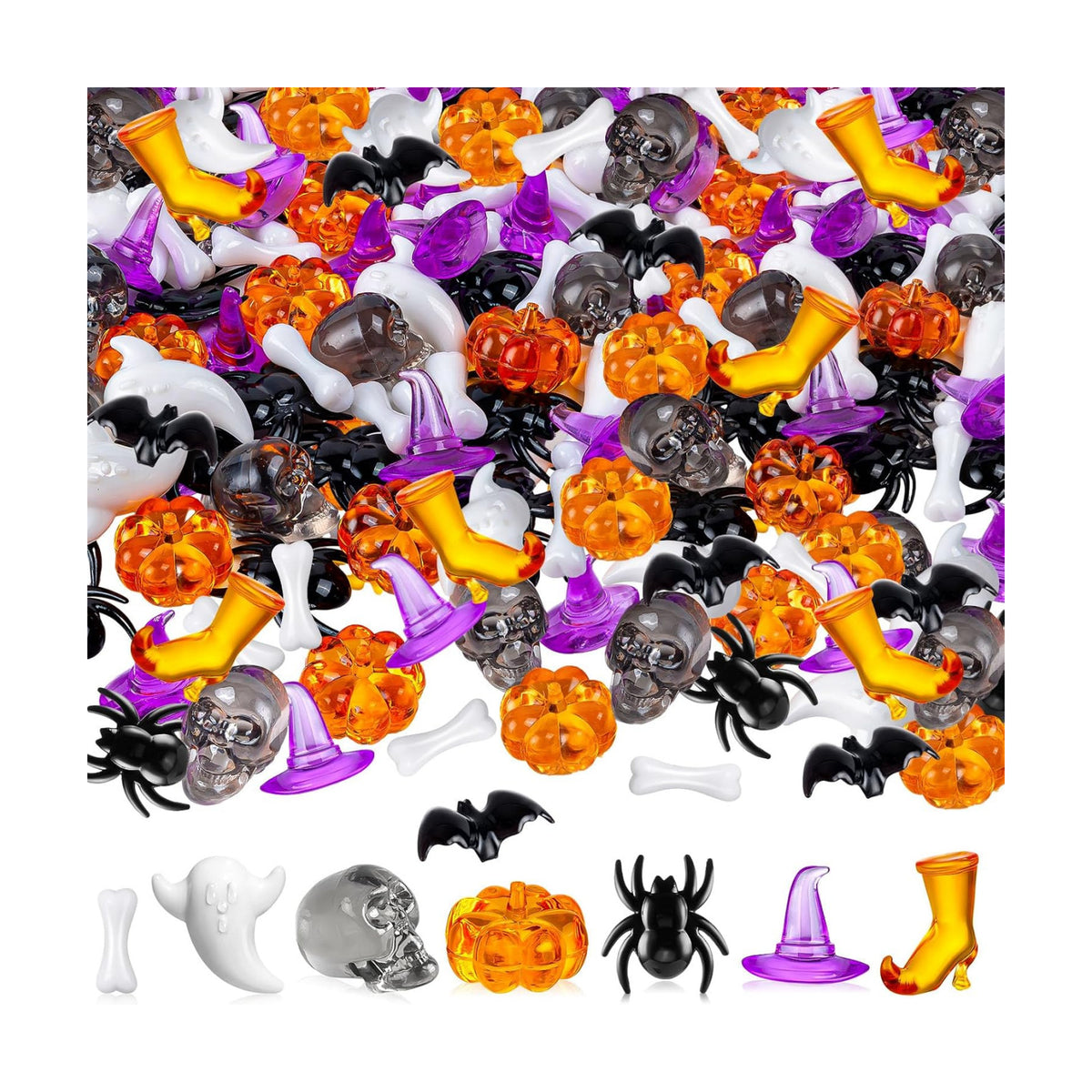120 Pcs Halloween Vase Filler Decor