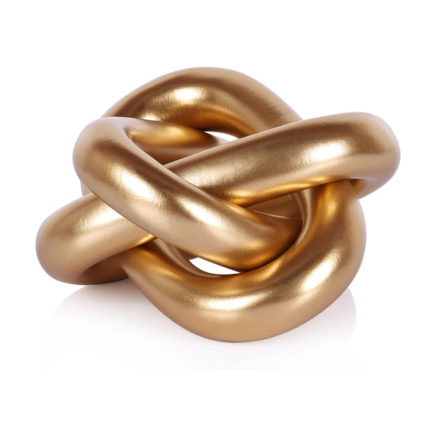 Gold Coffee Table Decor Modern Shelf / Gold Knot - A