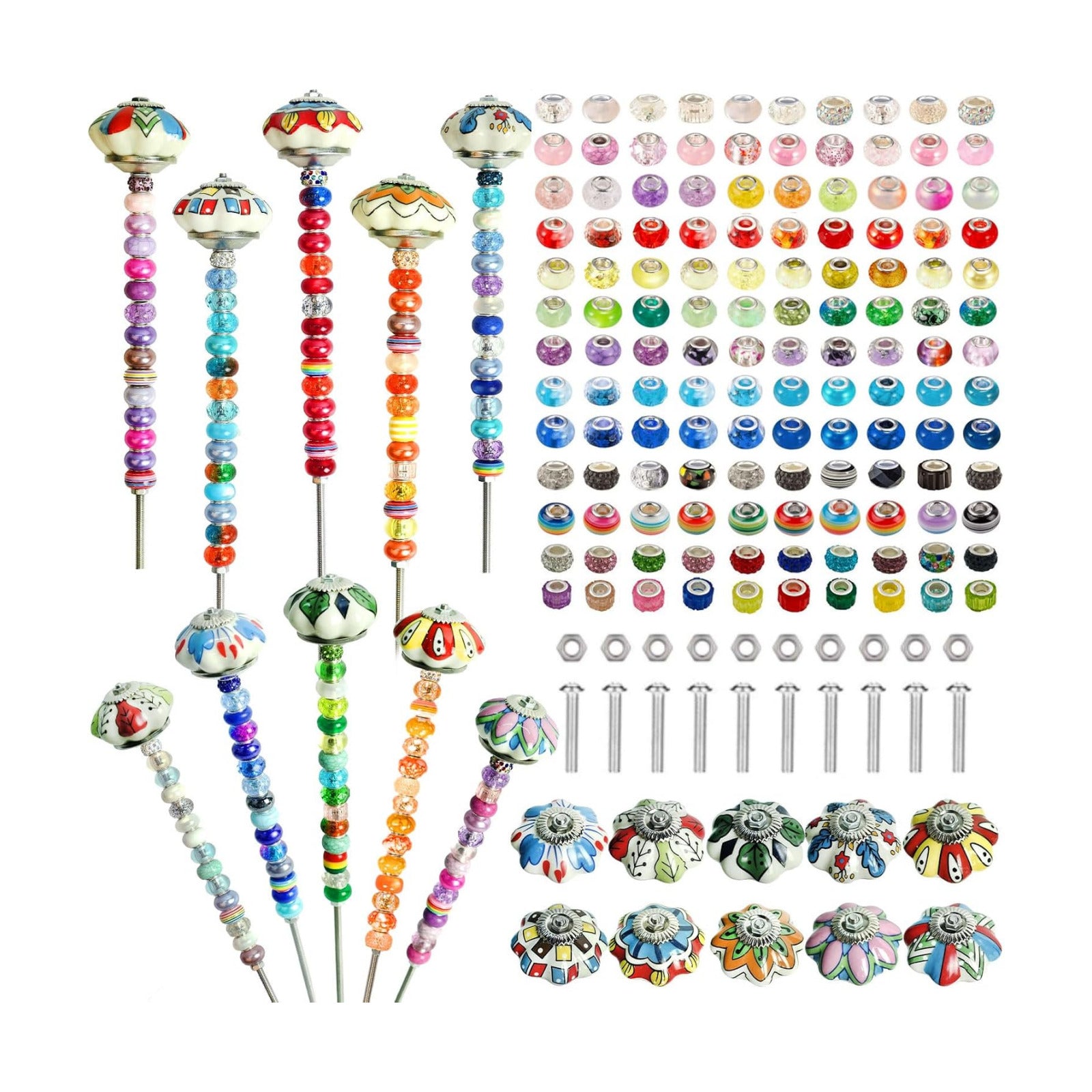DIY Ceramic Wand Decor / Mushroom / Set of 250