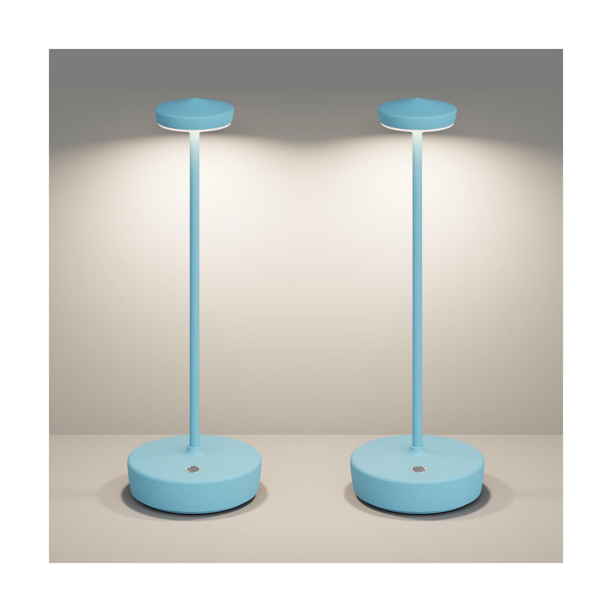 Cordless LED Table Lamp,Rechargeable 5000mAh Battery | Touch Control 3-Level Brightness, Portable Metal IP54 Waterproof