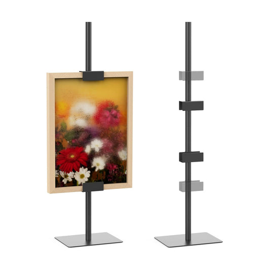 Tabletop Easel Stand for Picture Frames / Black