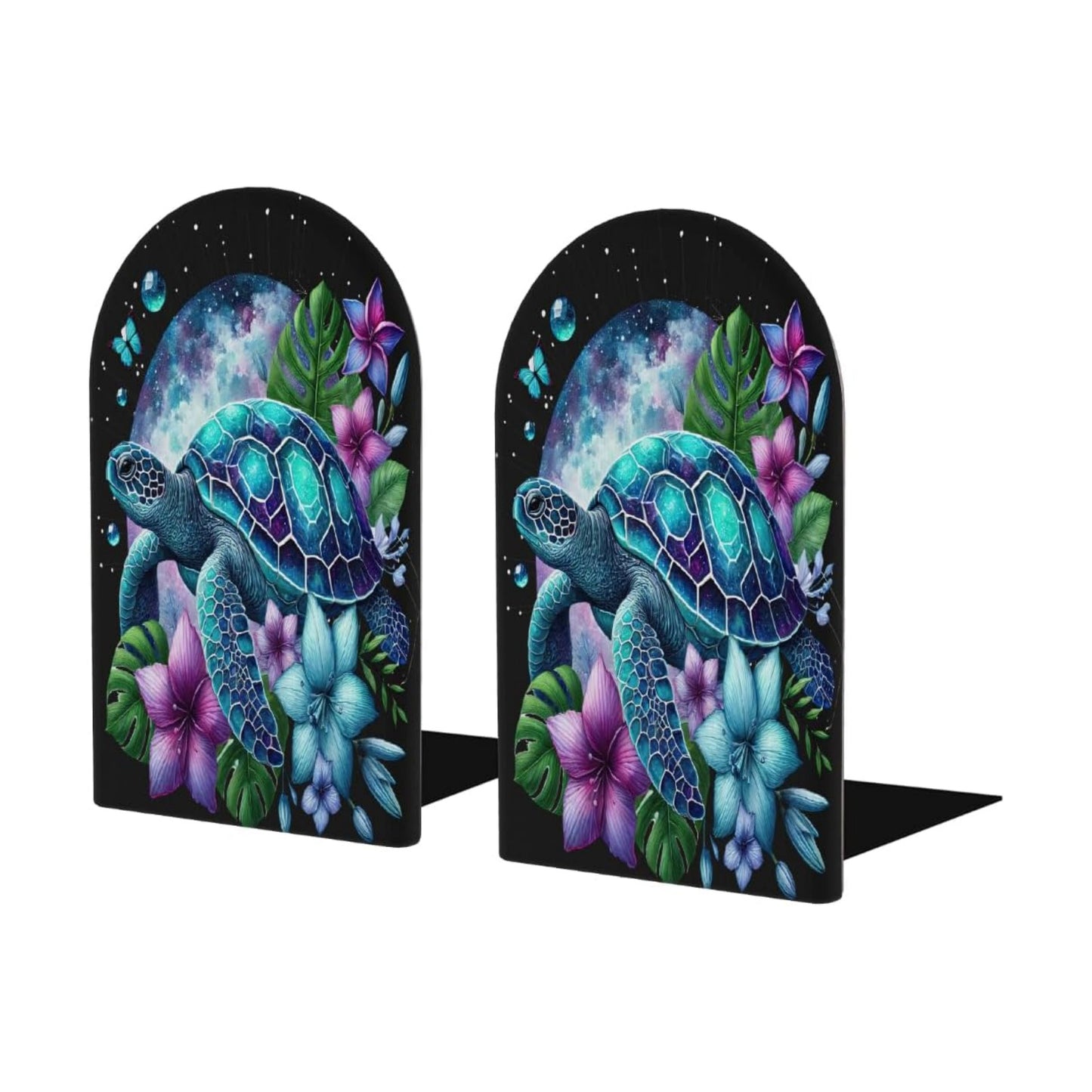 Book Ends / Galaxy Animal Turtle / Set of 2