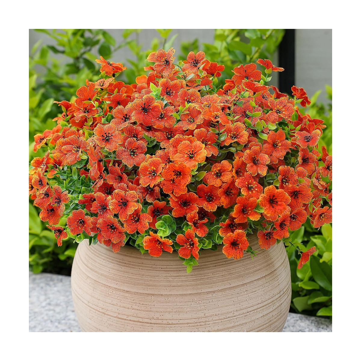 alyptus Artificial Mums for Outdoors – 12 Bundles UV Resistant Fall Flowers, Faux Outdoor Flowers & Fake Mums for Fall Decor