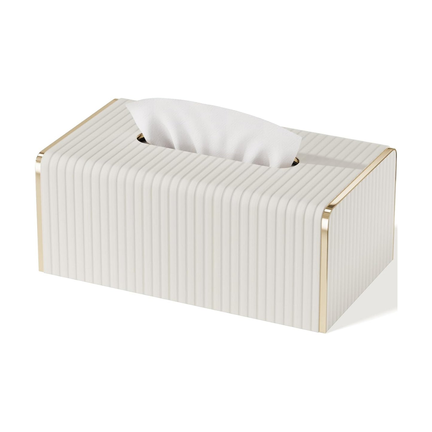 Tissue Box Cover / Cream White / Rectangle Standard