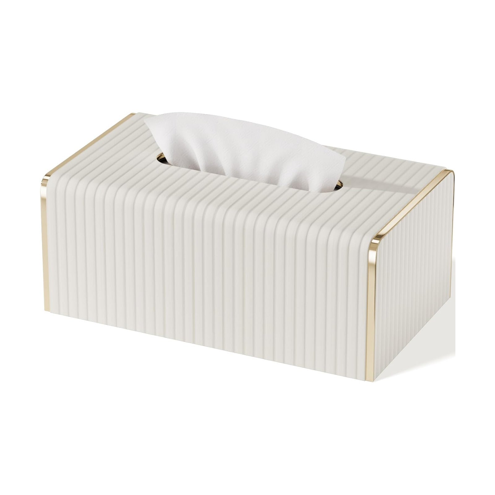 Tissue Box Cover / Cream White / Rectangle Standard
