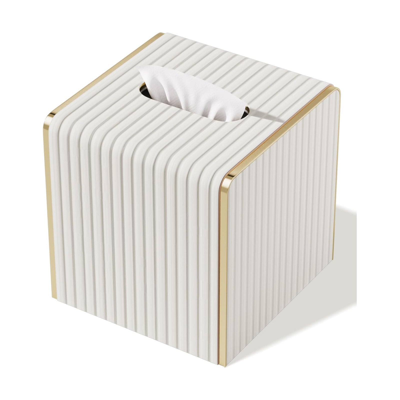 Tissue Box Cover / Cream White / Square