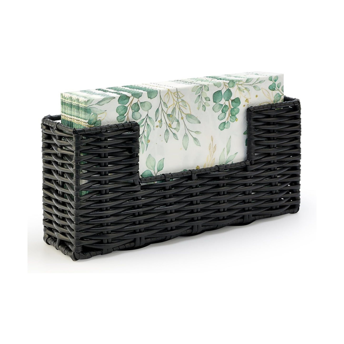 Vertical Paper Guest Towel Holder / Black / 9 x 2.3 x 4
