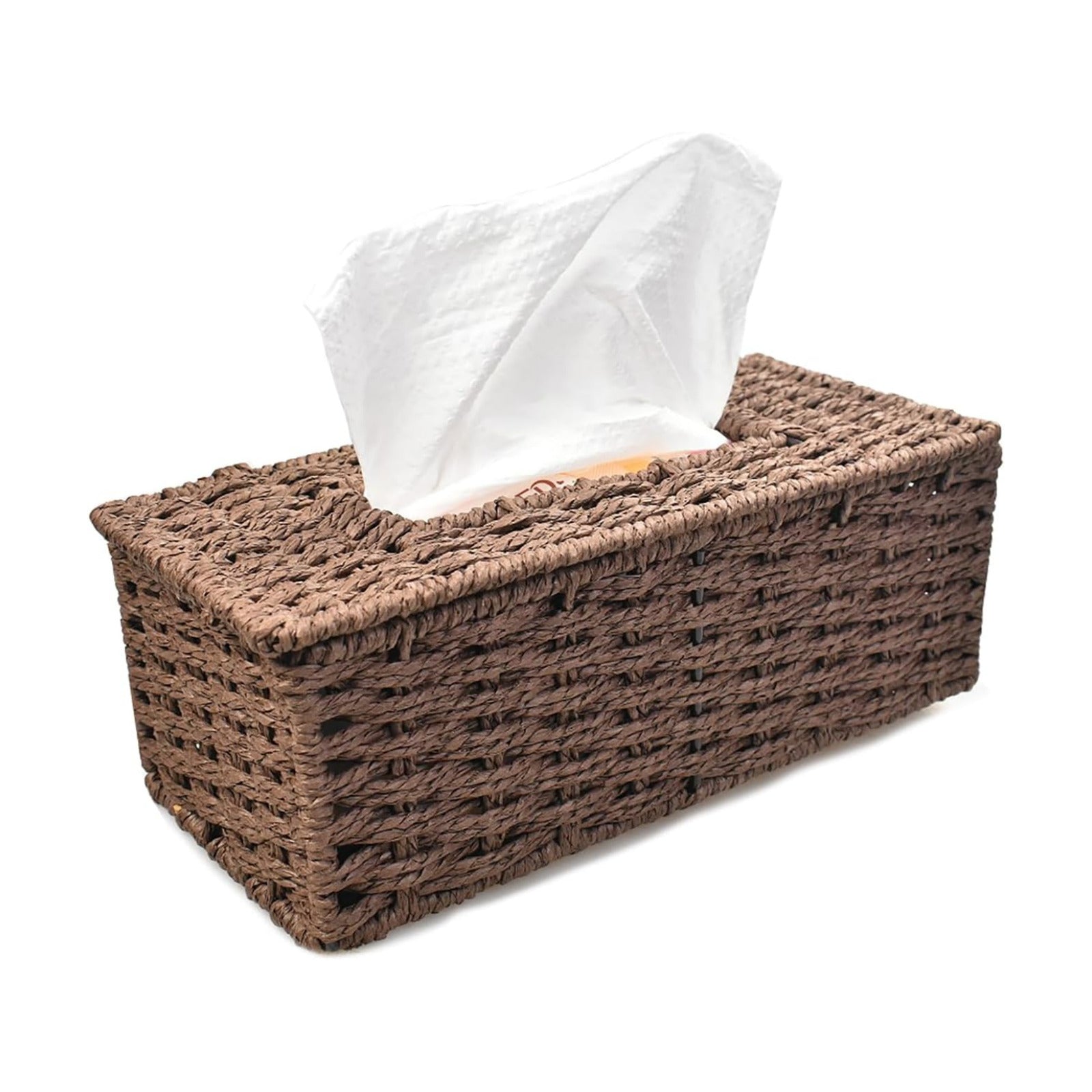 Decorative Rattan Woven Tissues Box Holder / Coffce Large
