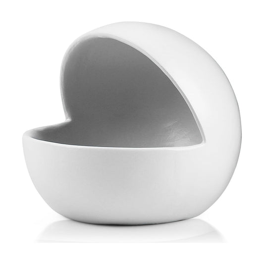 Patriotic Candy Bowl for 4th of July Resin Decorative Serving Dish Key Bowl for Entryway / White / S