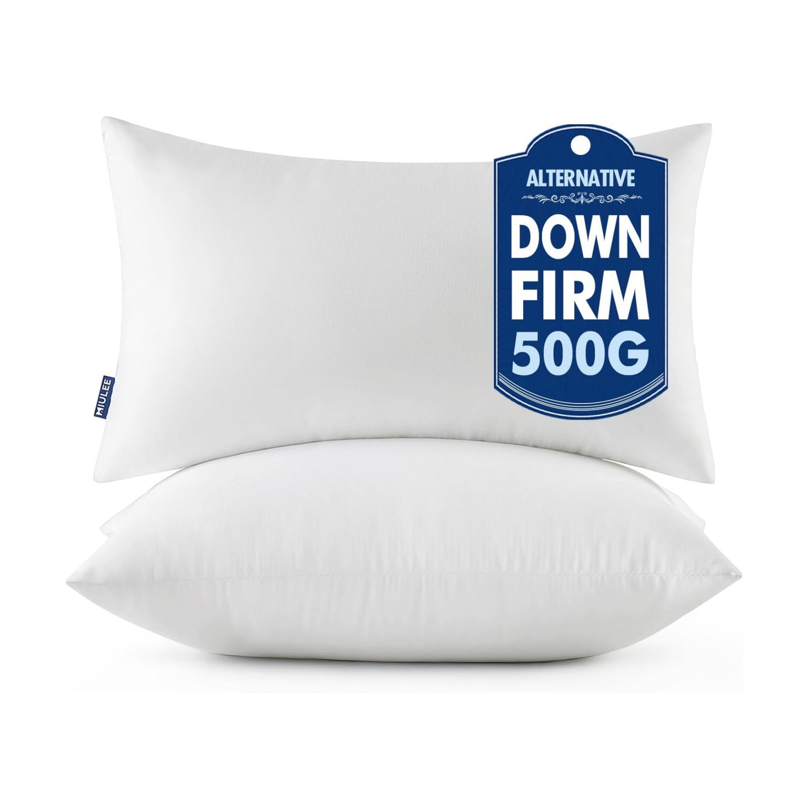 MIULEE 16x24 Throw Pillows Inserts 2 Pack, Decorative Pillows for Couch Bed