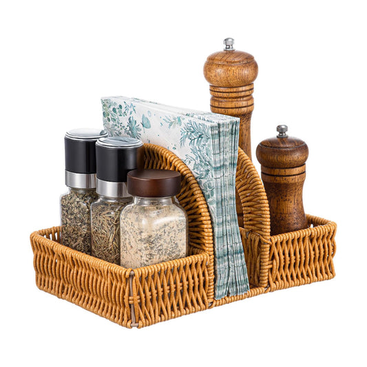 Boho Rattan Napkin Holder