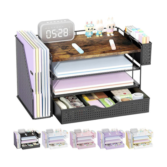 Desk Organizers and Accessories / Wood / 4T with Drawer